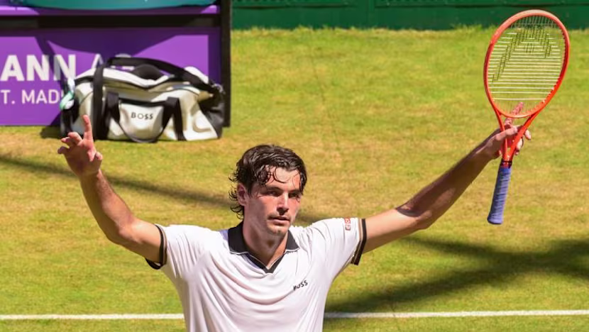 Fritz, Zverev karşısında geri dönüş zaferiyle Halle finalinde