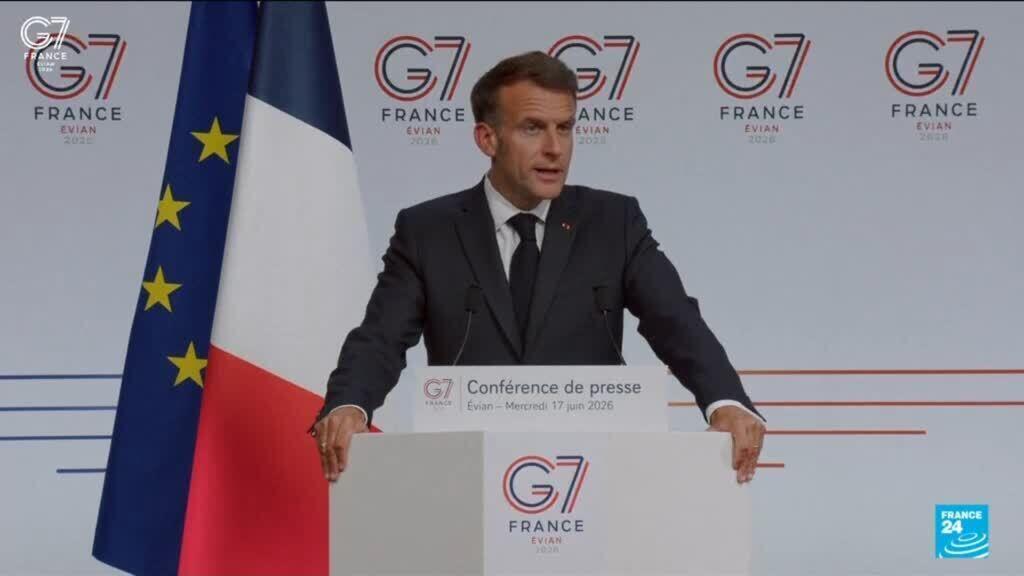 G7 Zirvesi: Macron'dan Ukrayna ve İran hamlelerine tam destek
