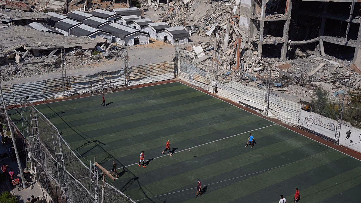 Gazze'de ampute futbolcular Dünya Kupası finalini yeniden canlandırdı