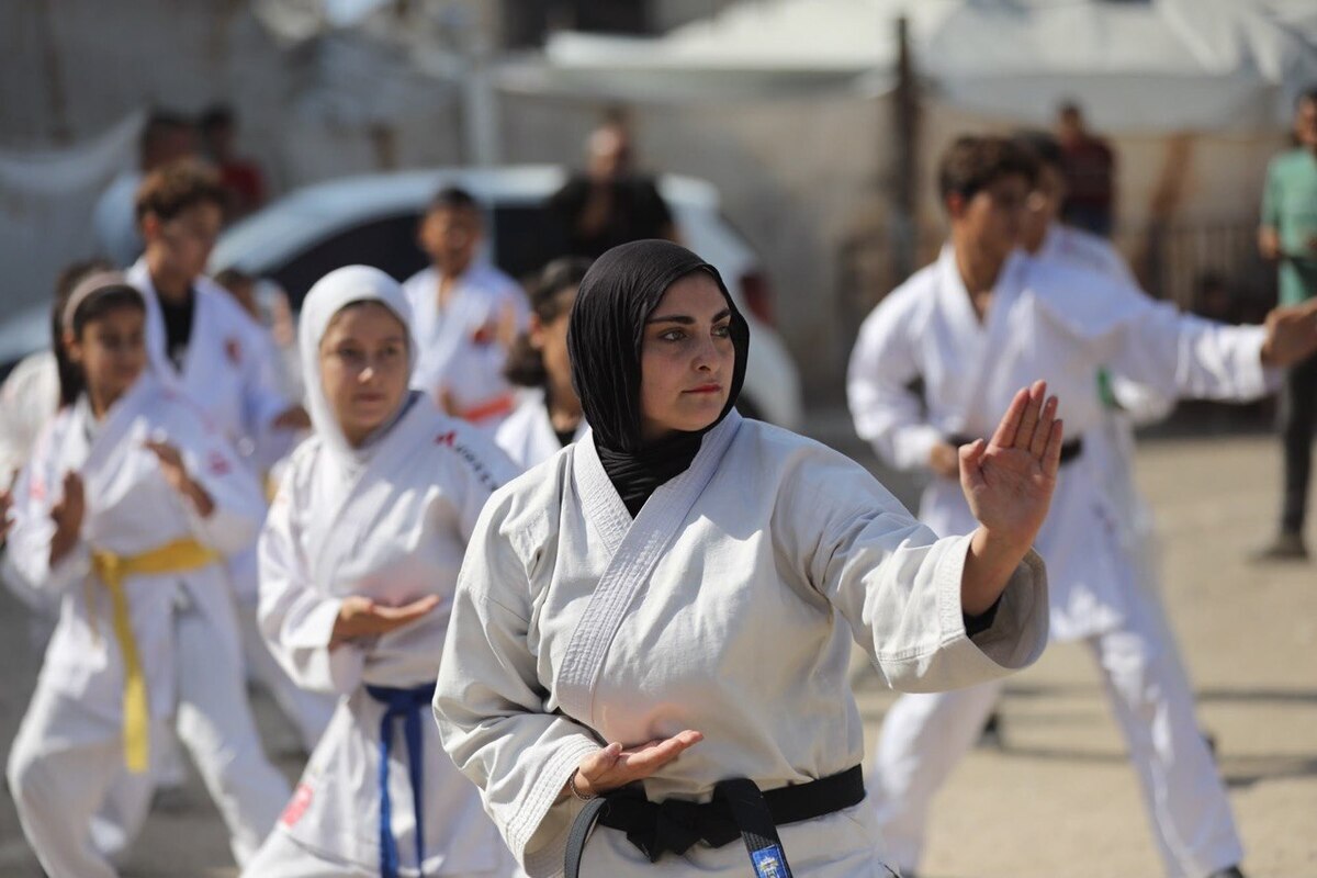 Gazze'de Karate Federasyonu Savaşa Rağmen 1.000 Sporcu Yetiştiriyor