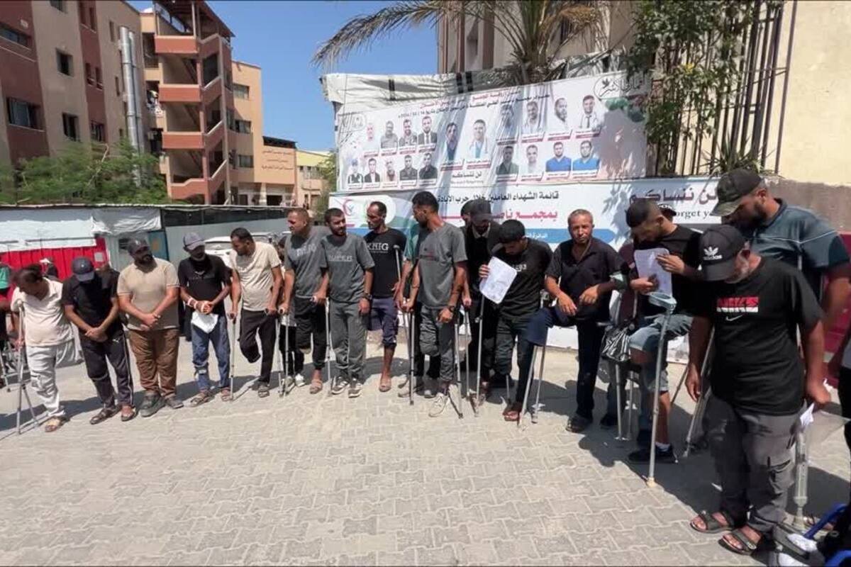 Gazze'de yaralı Filistinlilerden acil tahliye çağrısı
