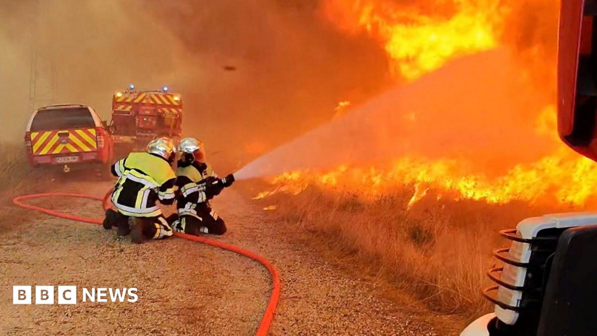 Gironde'de yangınlar yeniden alevlendi: Yeni sıcak hava dalgası endişe yaratıyor