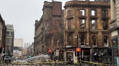 Glasgow'daki Union Street Yangın Bölgesinde İnşaat 2030'a Kadar Başlayamayabilir