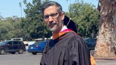 Google CEO'su Pichai'nin Stanford konuşmasında protesto