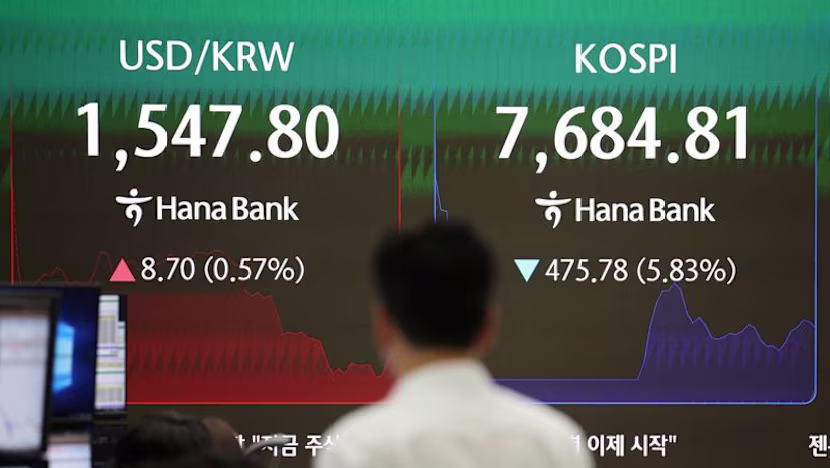 Güney Kore Borsası Fed Korkusuyla Çakıldı: KOSPI'de Yüzde 8'lik Tarihi Düşüş