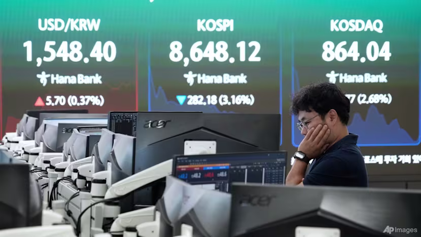 Güney Kore Borsasında Yüzde 8'lik Çöküş: Teknoloji Hisseleri Kan Kaybediyor