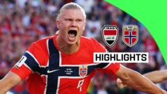 Haaland'dan İkili Gol: Norveç Irak'ı 4-1 Yendi