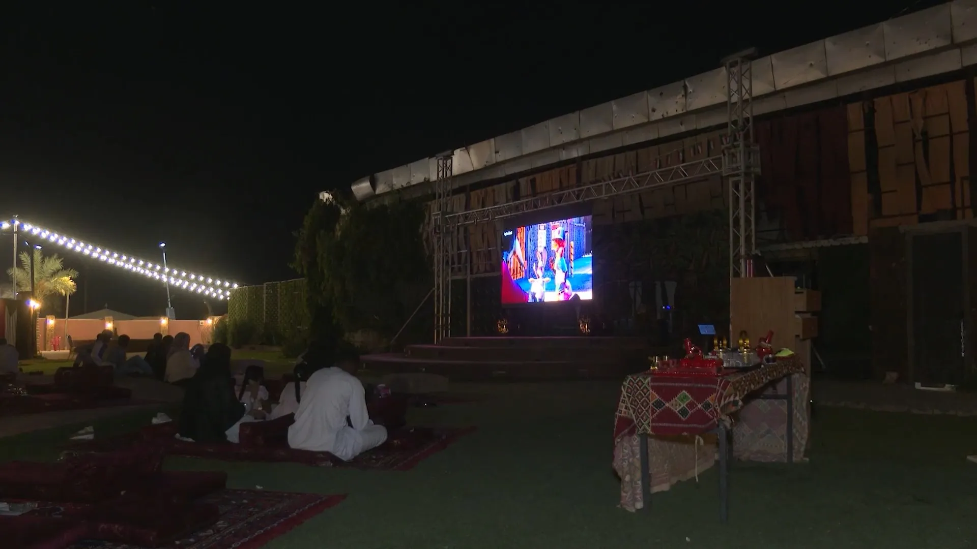 Hava Sineması Hartum'a Gece Film Keyfi Yaşatıyor