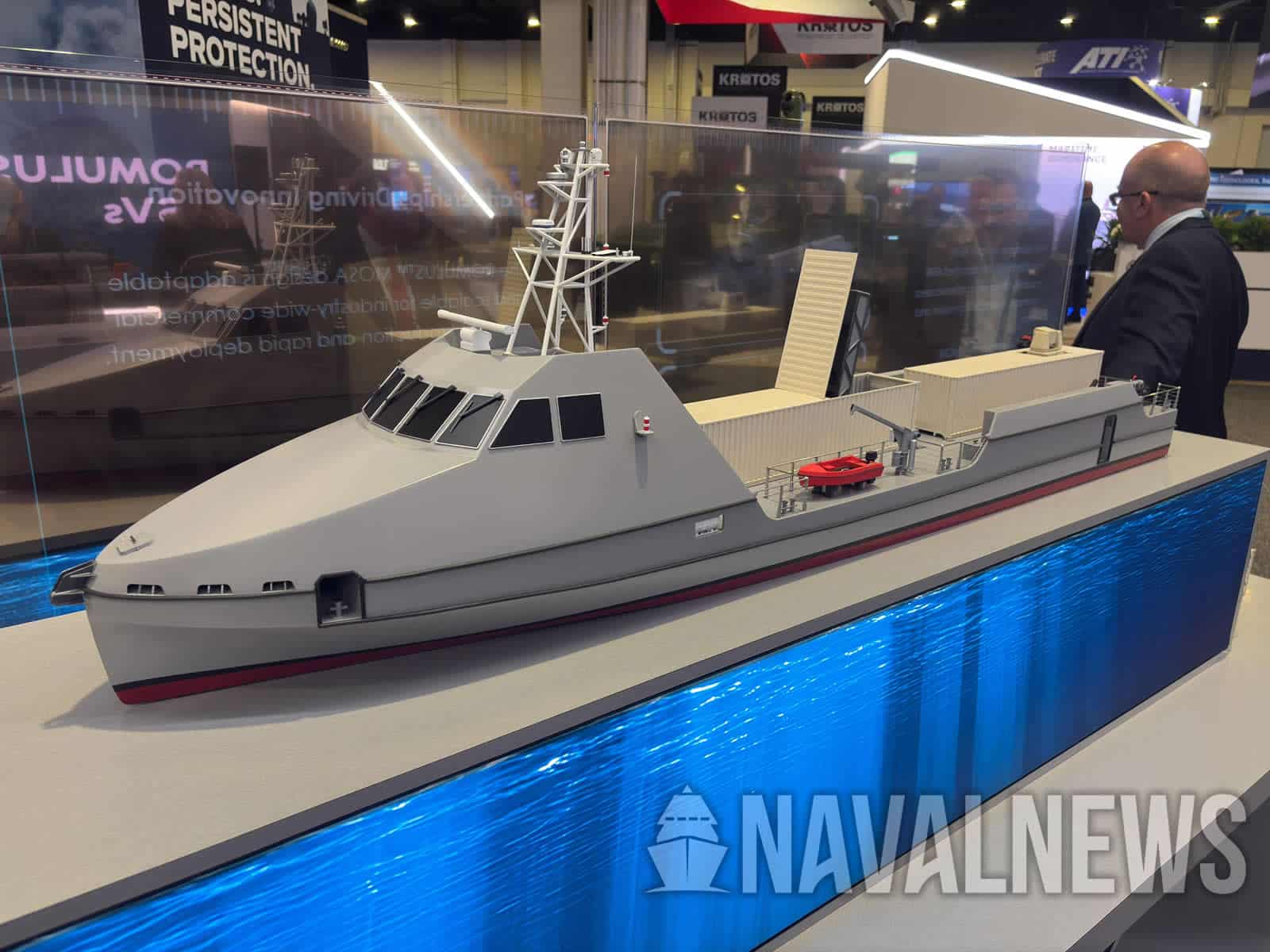 HII'nın ROMULUS USV'si ABD Donanması'nın Orta Sınıf İnsansız Gemi Deniz Testlerine Başladı