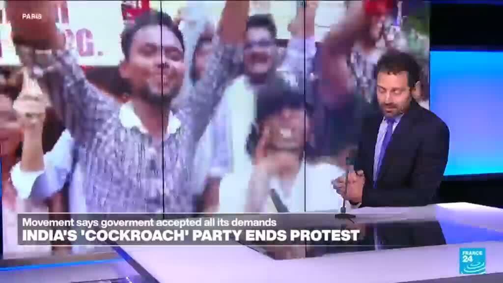 Hindistan'da 'Hamamböceği' Partisi, Bakan İstifasının Ardından Protestoyu Sonlandırdı