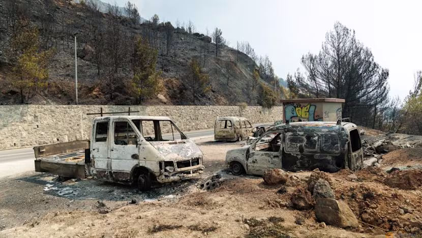 Hırvatistan'ın Brac Adası'nda Orman Yangını: 500 Kişi Tahliye Edildi
