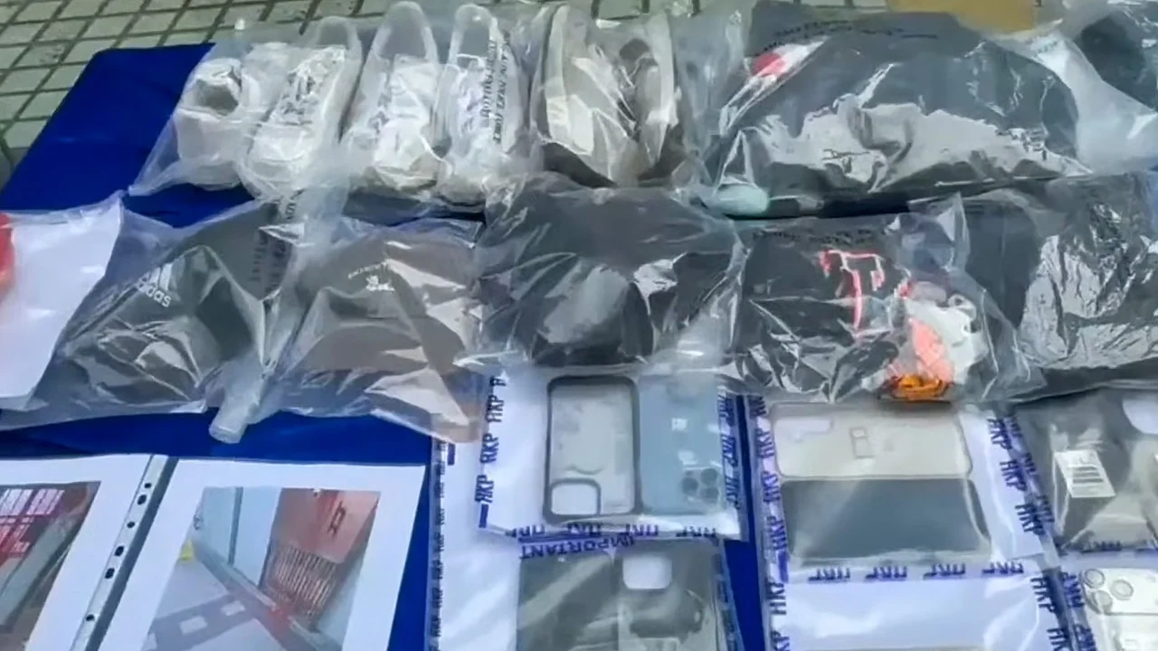 Hong Kong'da 8 genç, suç örgütünün tehdit boyama operasyonunda yakalandı