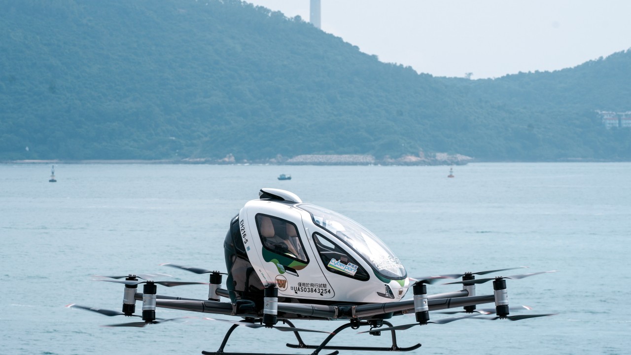 Hong Kong'da İnsansız Elektrikli Hava Aracı İlk Uçuşunu Yaptı