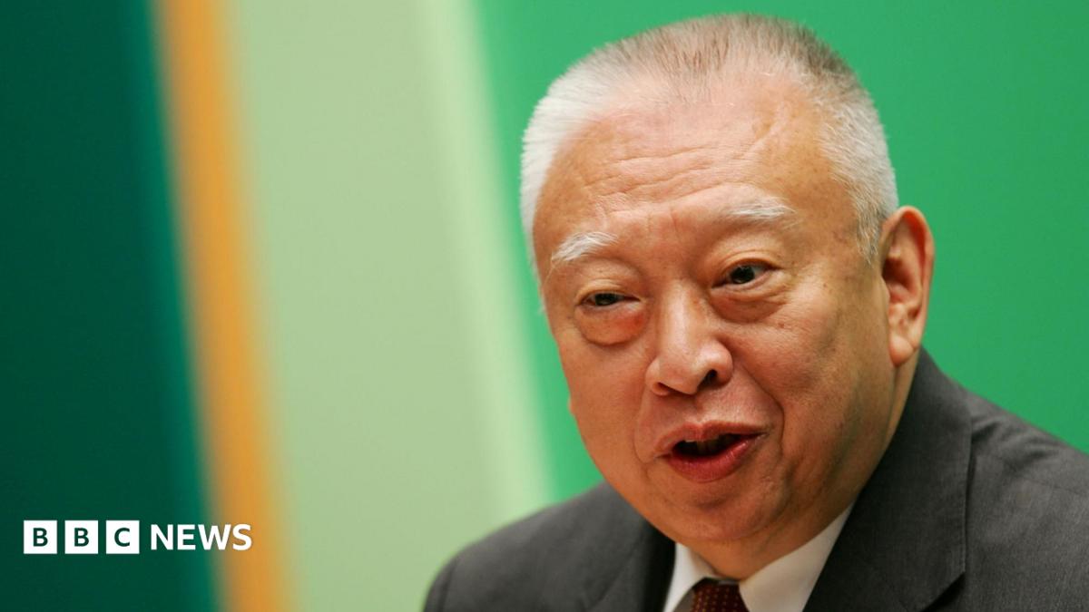 Hong Kong'un İlk Lideri Tung Chee-hwa 89 Yaşında Öldü