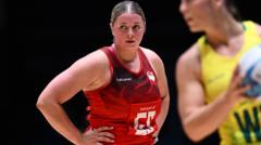 İngiltere'ye Netball'da Ağır Yenilgi