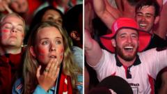 İngiltere-Norveç Maçında Gol Sevinçleri