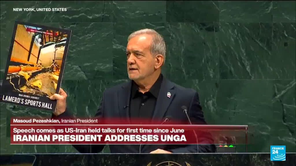 İran Cumhurbaşkanı Pezeşkiyan BM Genel Kurulu'nda konuştu