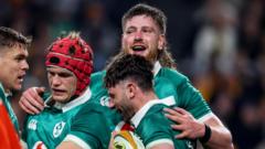 İrlanda geri döndü, Wallabies'i yıktı