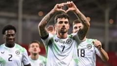 İrlanda Cumhuriyeti, Debrecen'de İsrail'i 3-0 yendi