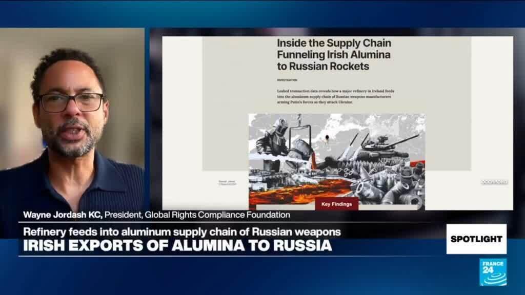Rusya-Ukrayna savaşında İrlandalı şirketin oynadığı rol: Alümina sevkiyatı 'suça yardım' olarak nitelendirildi