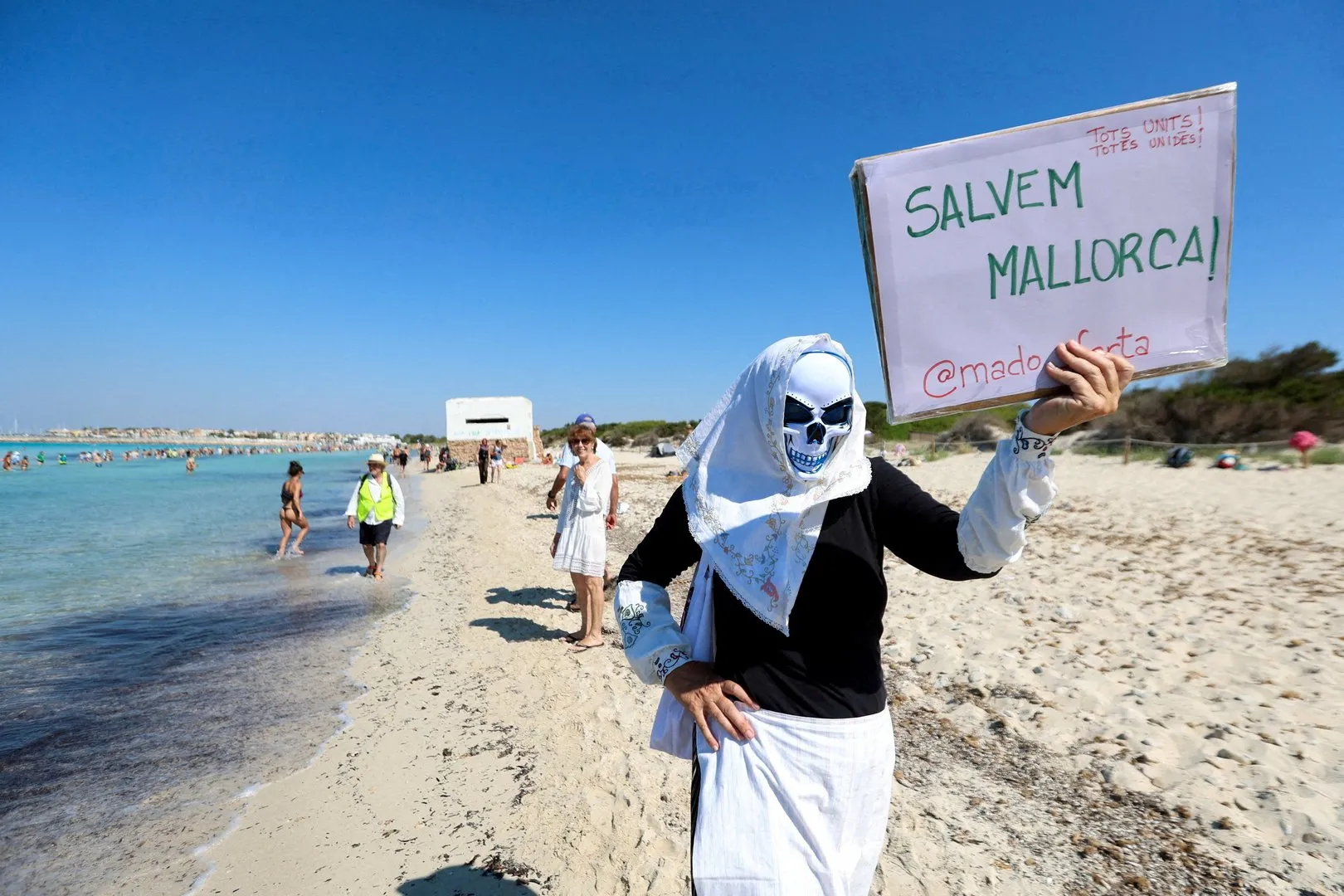 İspanya'da Mallorca'da Kitle Turizmine Karşı Büyük Protesto