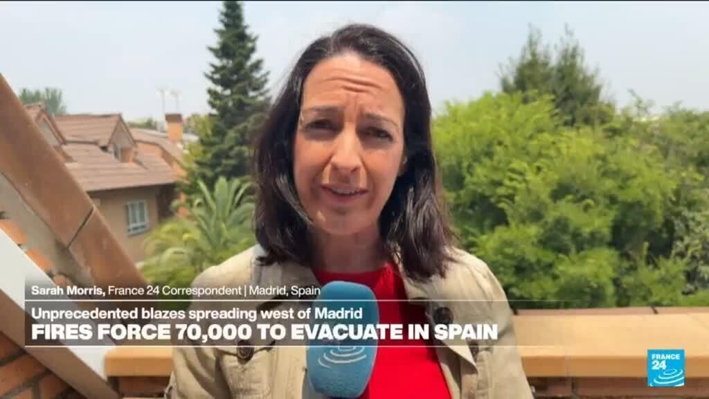 İspanya'da Yangınlar Madrid Bölgesi'nde 70 Bin Kişiyi Tahliye Ettirdi