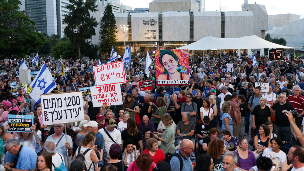 İsrail'de 7 Ekim Saldırısının 1000. Gününde Protesto ve Anmalar