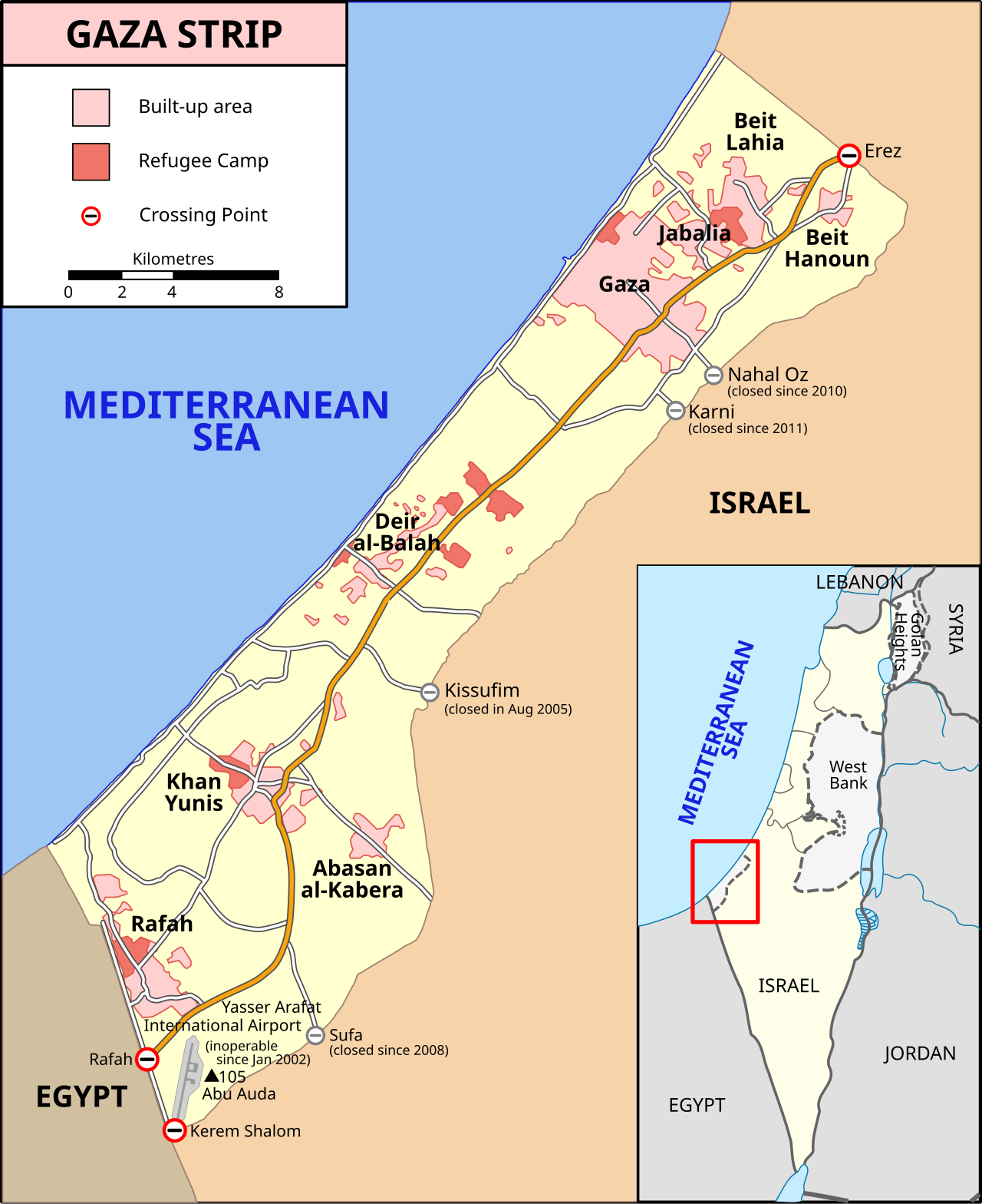 İsrail'in Sarı Hat'ı Gazze'de Sınırları Daraltıyor