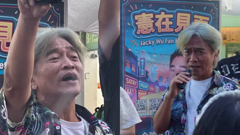 Tayvanlı Ünlü Jacky Wu, Singapur Pazar Yerinde Sürpriz Buluşma Gerçekleştirdi