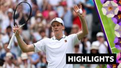 Jannik Sinner'dan Wimbledon'da zorlu galibiyet