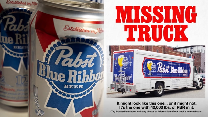 Kaliforniya'da Bira Yüklü Tır Soyuldu: 40 Bin Pound Pabst Blue Ribbon Çalındı