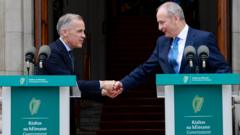 Kanada Başbakanı Mark Carney İrlanda'ya İki Günlük Ziyaret Başlattı