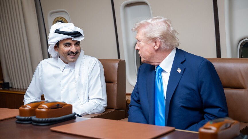 Katar Emiri ve Trump'tan ABD-İran görüşmelerine destek