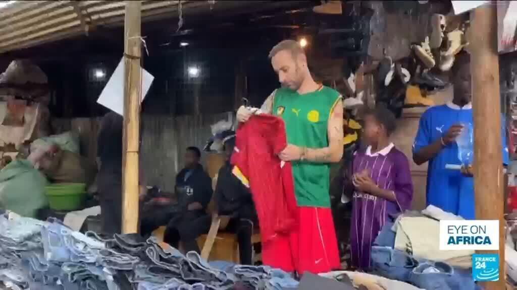 Kenya'da Dünya Kupası heyecanı Kibera'nın ikinci el forma pazarında