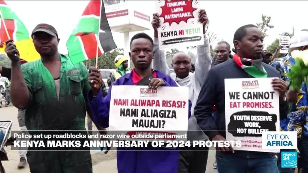 Kenya'da kanlı protestoların yıldönümünde gözaltılar
