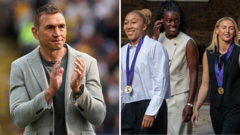 Kevin Sinfield şövalye ilan edildi, 6 İngiliz kadın futbolcuya MBE
