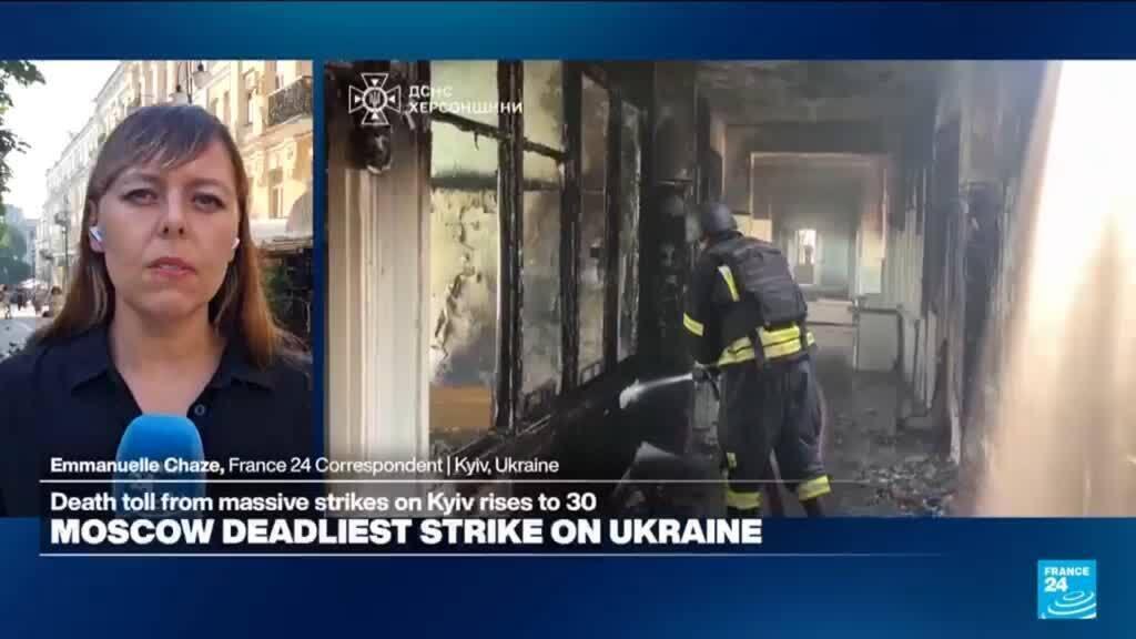 Kiev'de Rus Saldırısında 30 Ölü: Bayraklar Yarıya İndi