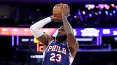 LeBron James 76ers ile Knicks'i yendi