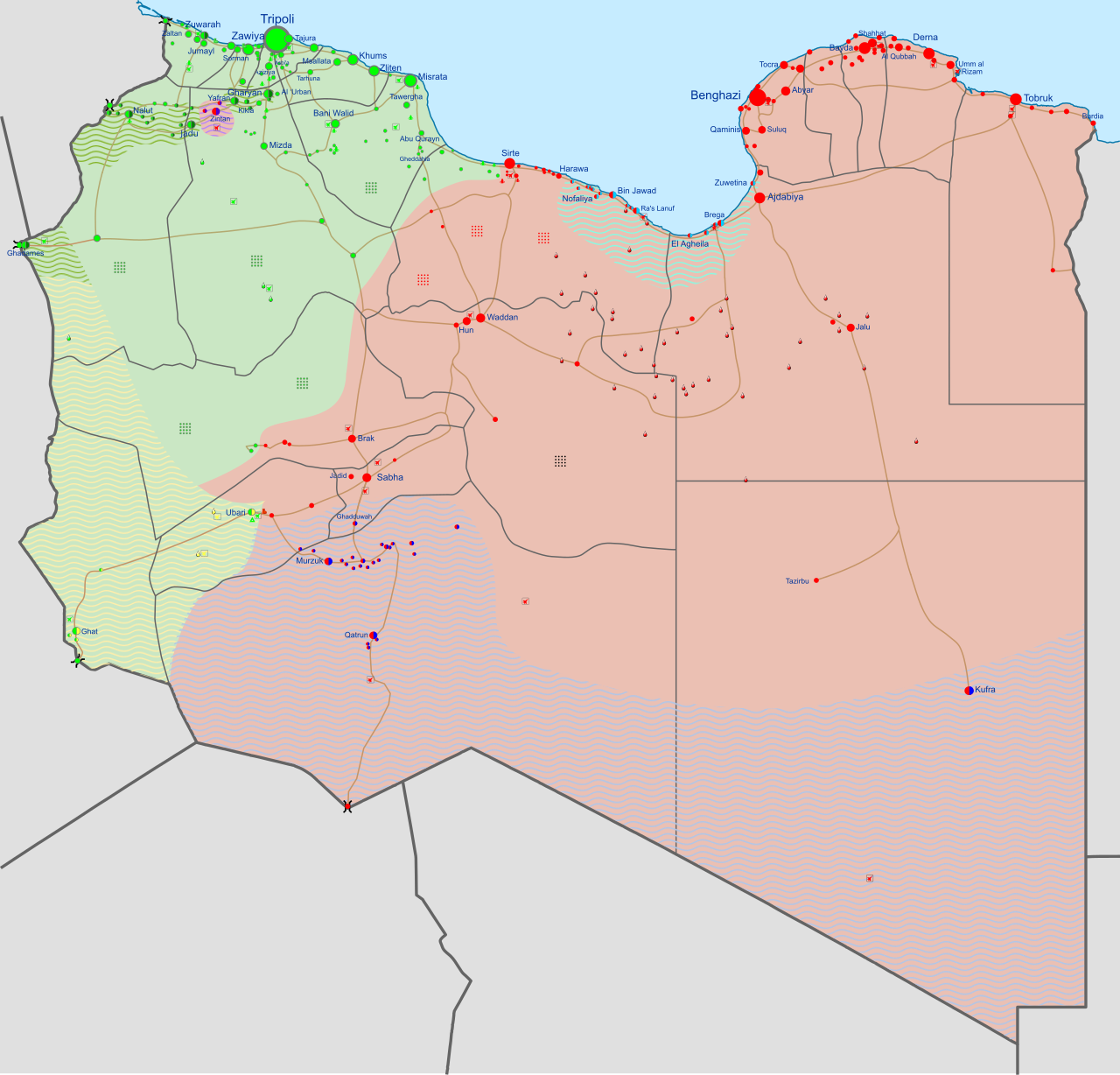 Libya suikast, petrol grevleri ve merkez bankası kriziyle sarsılıyor