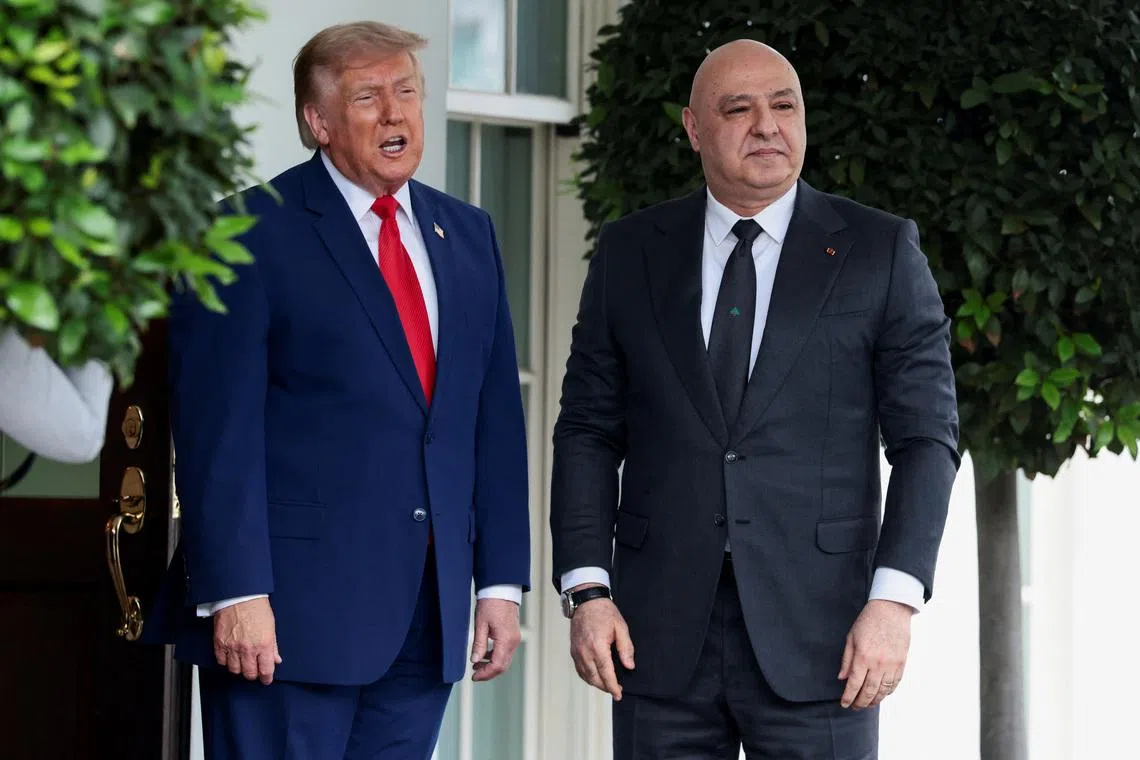 Lübnan Cumhurbaşkanı Aoun, Beyaz Saray’da Trump’la Görüşecek