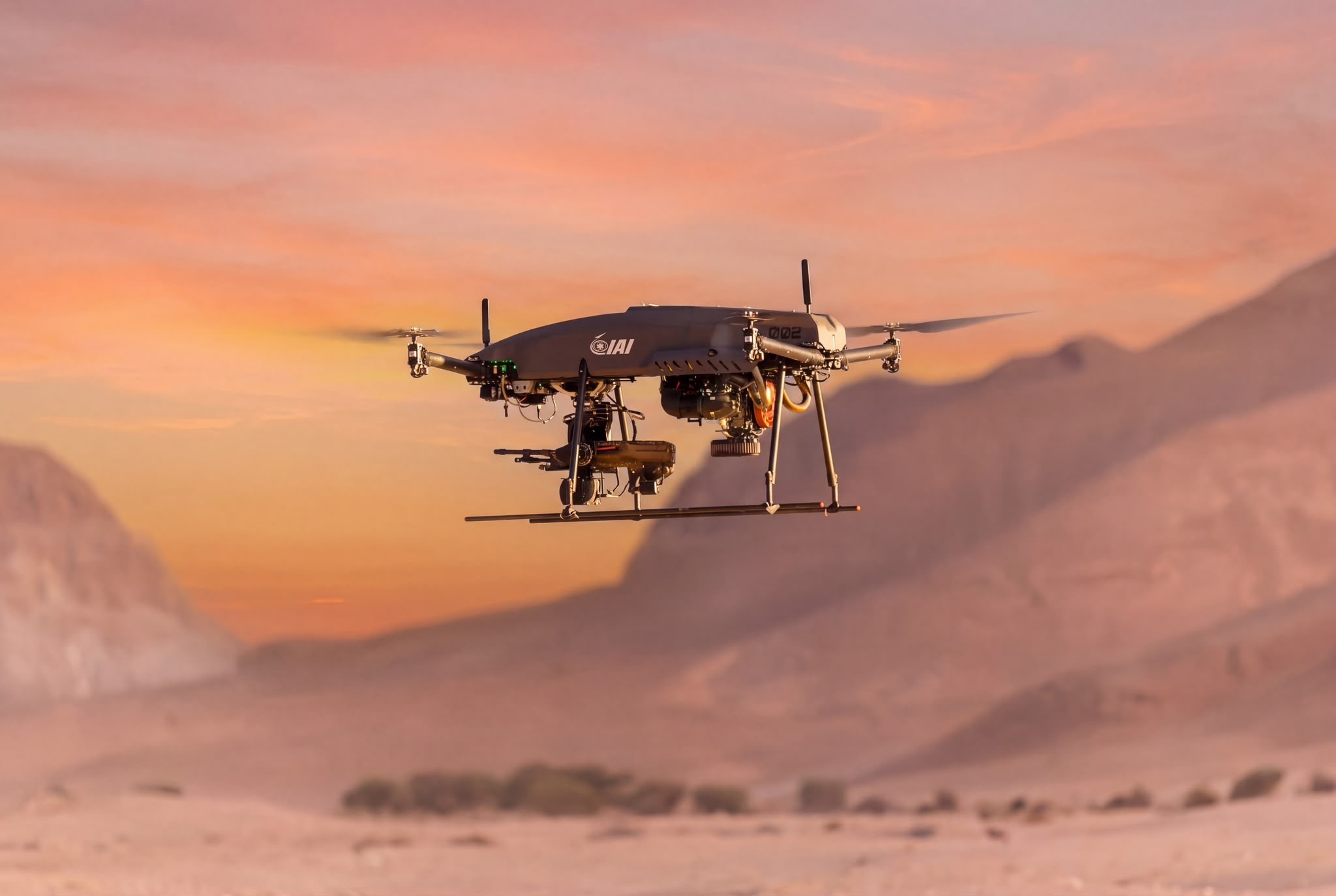 M250 makineli tüfekli drone atış testini tamamladı