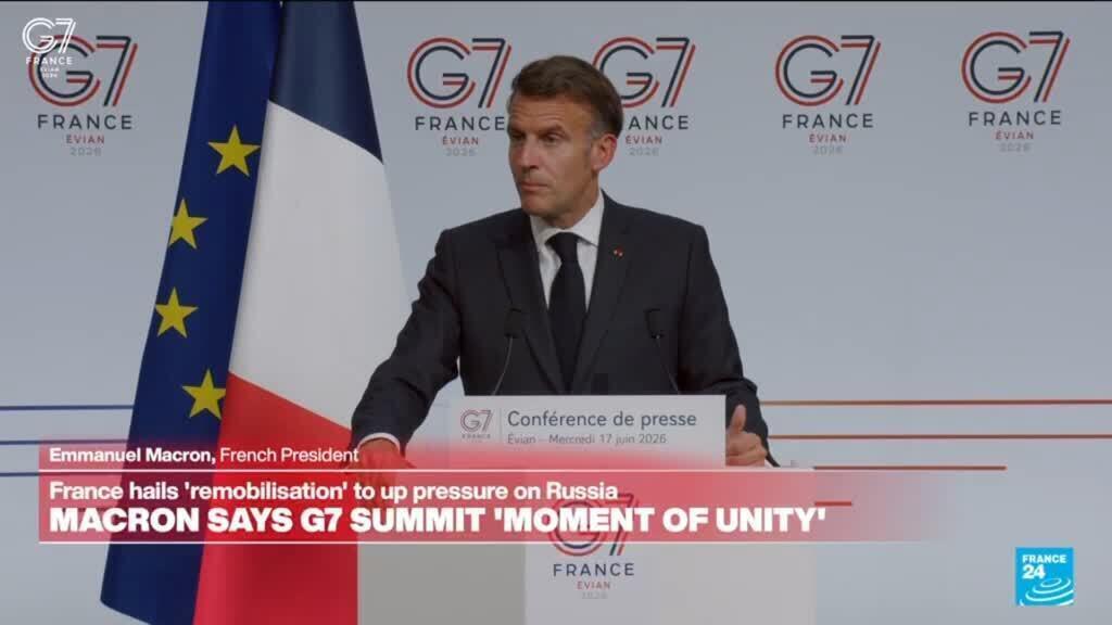 Macron G7 Zirvesi Sonrası Basın Toplantısı Düzenledi