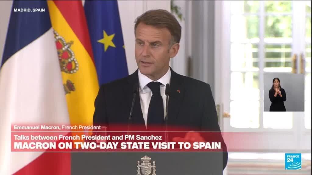 Macron İspanya'da 'Daha Güçlü Avrupa' Çağrısı Yaptı