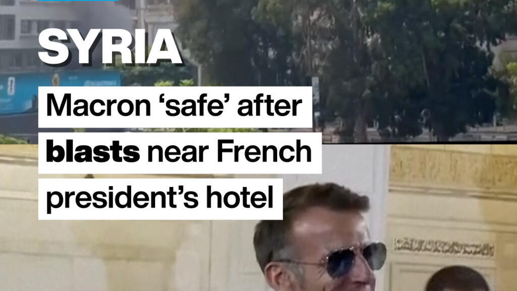 Macron'un Şam'daki Oteli Önünde Patlamalar: Fransa Cumhurbaşkanı Güvende