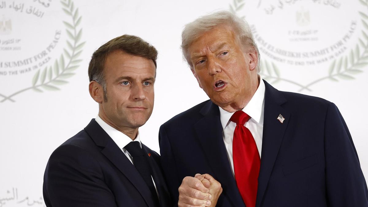 Macron: Trump ile Kızıldeniz ve Ukrayna görüşmeleri yapıcı