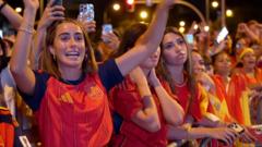 Madrid'de İspanya'nın Zaferi Coşkuyla Kutlandı