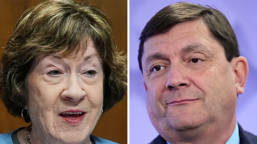 Maine Senatosu Tartışmasında Collins ve Jackson Karşı Karşıya