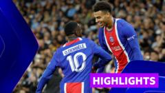 Manchester City, PSG'ye 4-2 yenildi: Şampiyonlar Ligi'nde ilk yenilgi