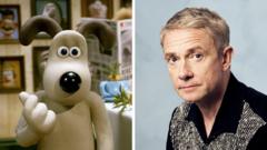 Martin Freeman, Gromit'e ilk kez ses verecek