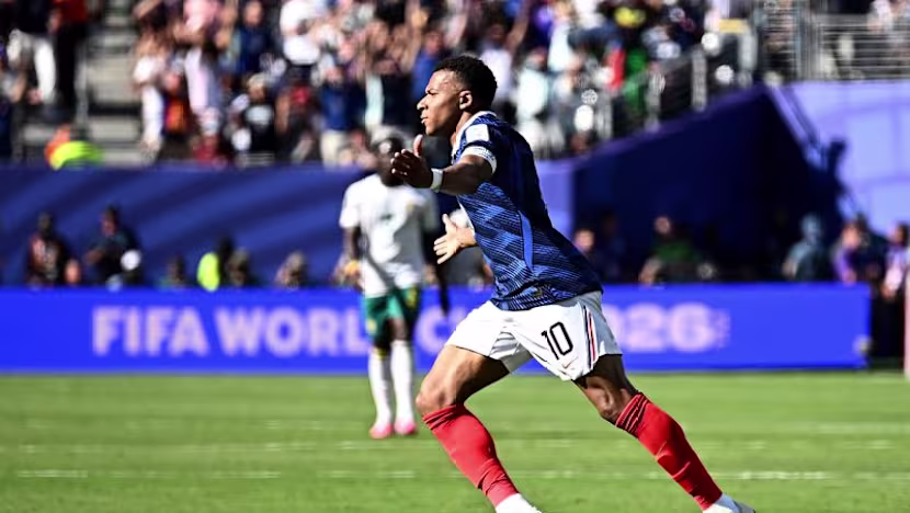 Mbappe, Dünya Kupası'nda iki golle Fransa'nın tüm zamanlar en golcü oyuncusu oldu